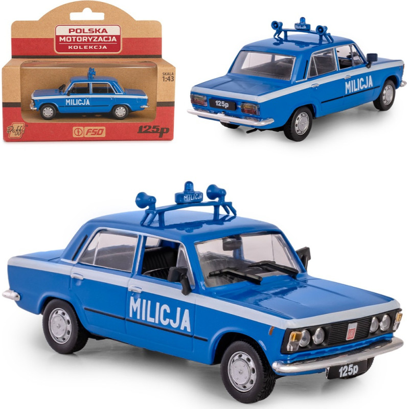 DAFFI automobilio modelis 125P MILICJA 1:43