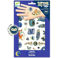 Djeco Tatuiruotės - Nakties atspindžiai (50+ tatuiruočių)