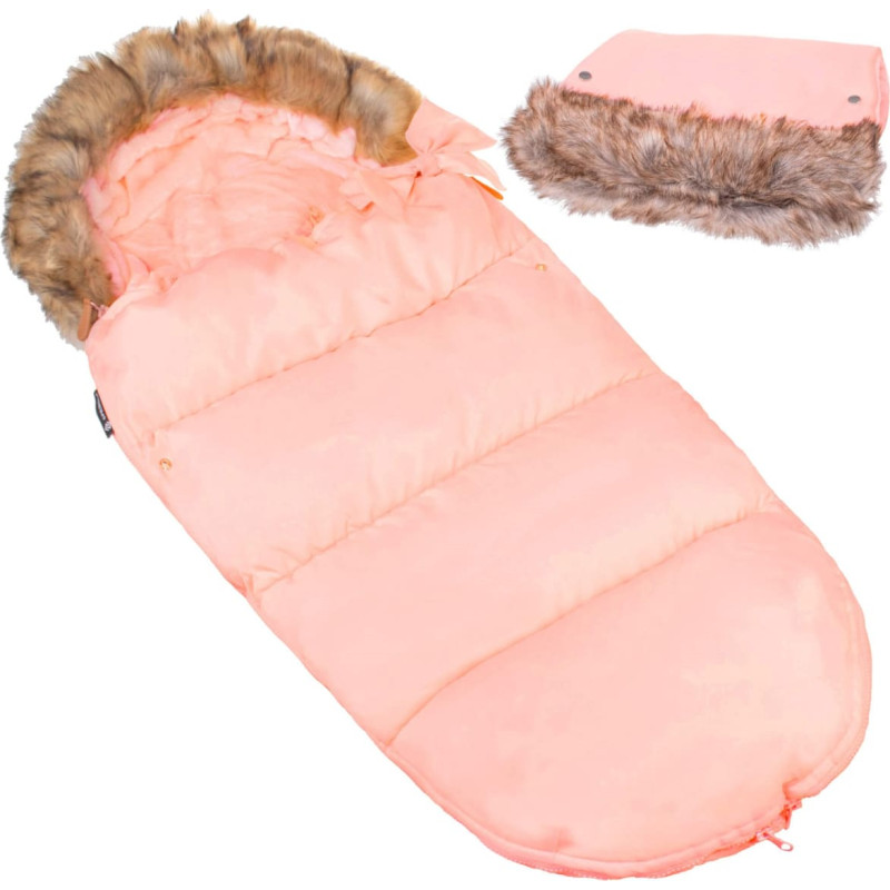 Springos Miegmaišis Springos SB0017, 4-in-1, vežimėliui, rogutėms ir lopšiui, rožinis