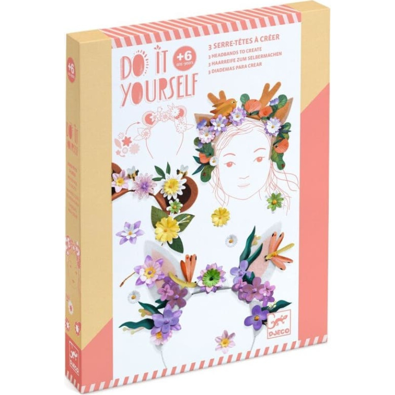 Djeco Pasidaryk pats - Plaukų lankeliai - Gėlių draugai