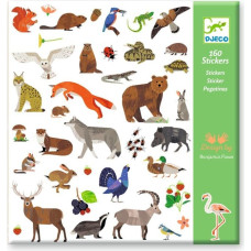 Djeco Lipdukai - 160 lipdukų - Fauna