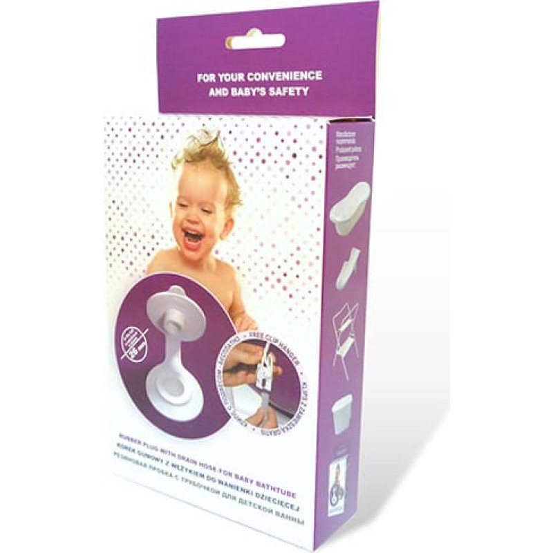 Maltex Korek do wanny z wężykiem