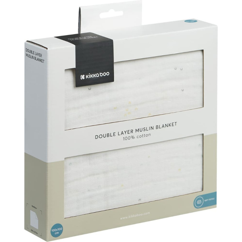 Double layer muslin blanket 100x100 cm Sleepy Sheep