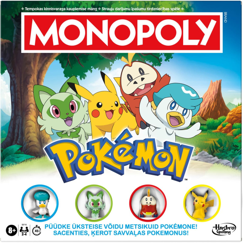 Monopoly Galda spēle Pokemon (Latviešu un igauņu val.)