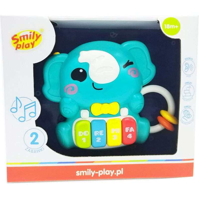 Smily Play SP85190 Zwierzaczkowe Pianinko Słonik