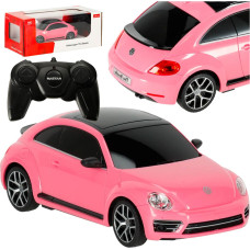 RC auto 1:24 Volkswagen Beetle rozā krāsā