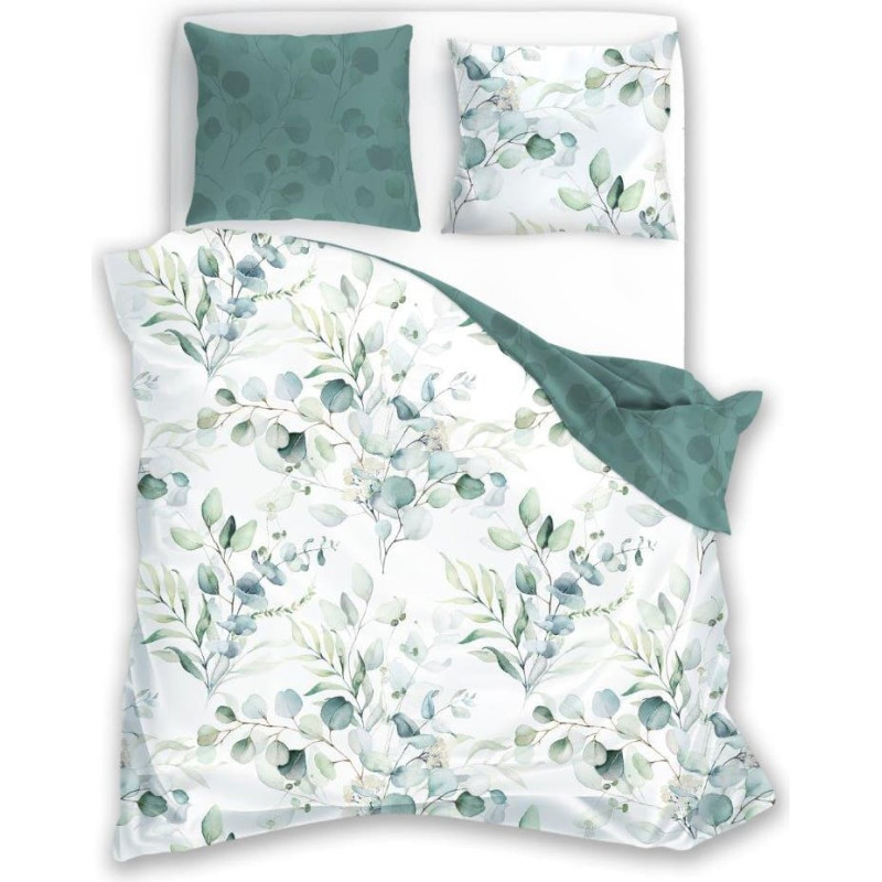 POŚCIEL KPL.220X200+2x70X80 MILAGRO VERDE 006 SATYNA BAW.