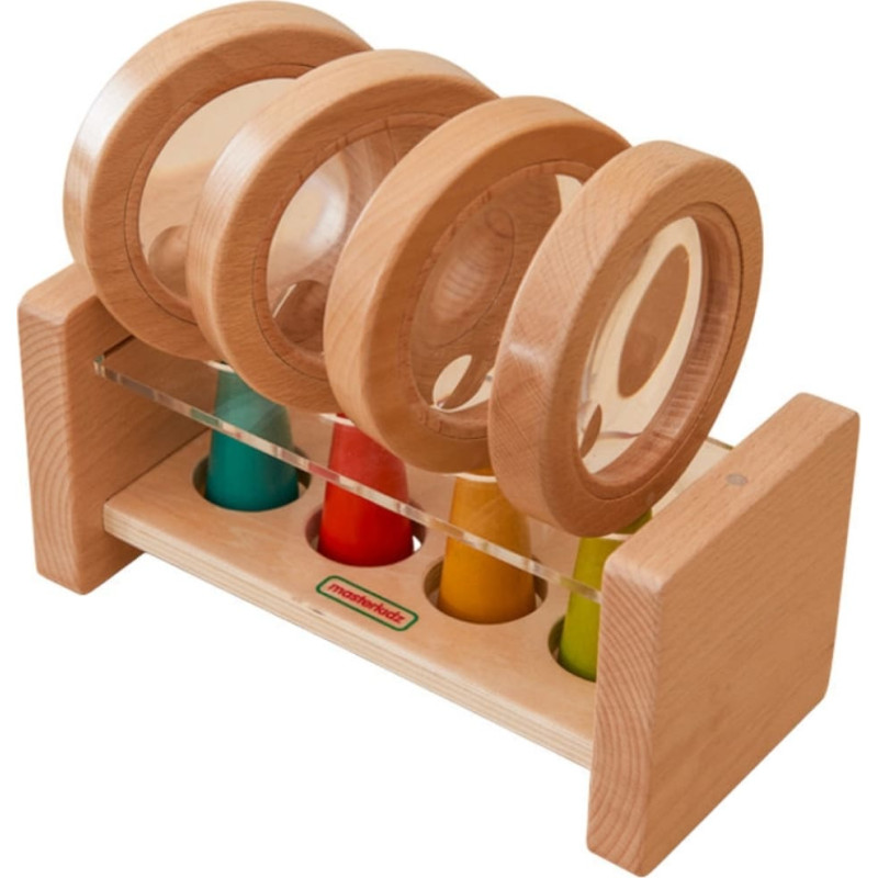 Masterkidz Zestaw Drewnianych Lup z Pojemnikiem