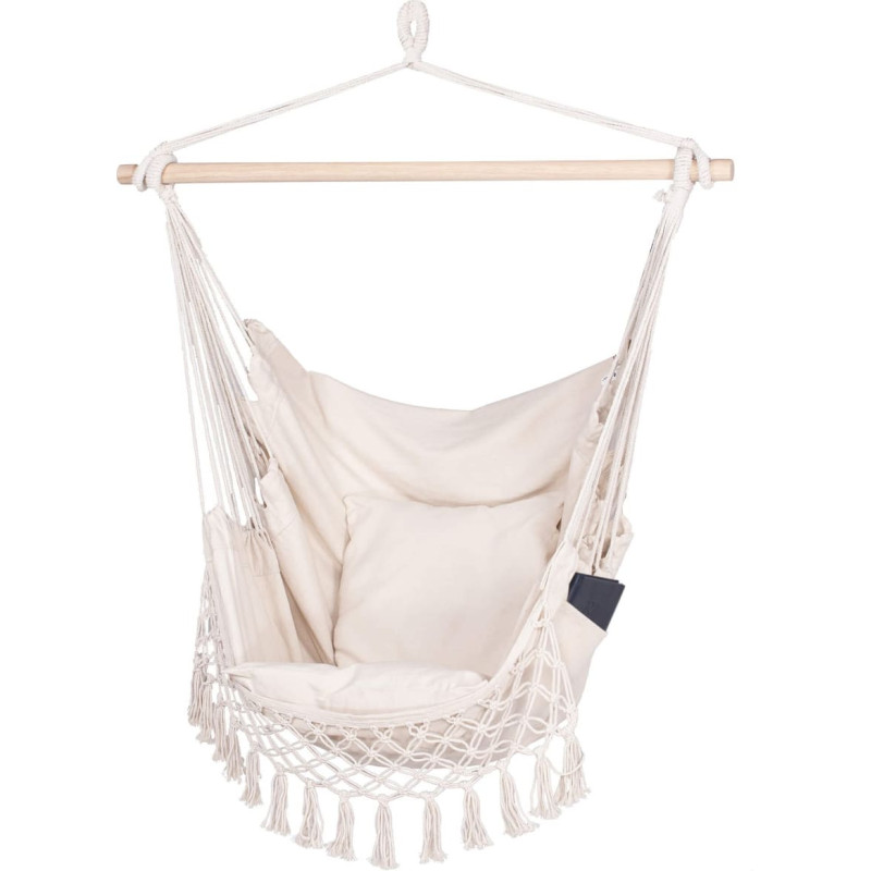 Springos Braziliškas hamakas Springos HM040 kremas