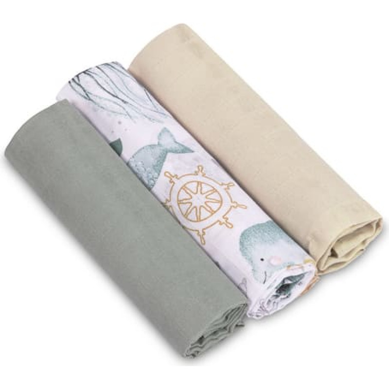 Sensillo MUSLIN DIAPER 3-PACK 60X80 EG-0007