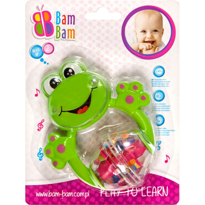Bam Bam 359927 Grzechotka Żaba