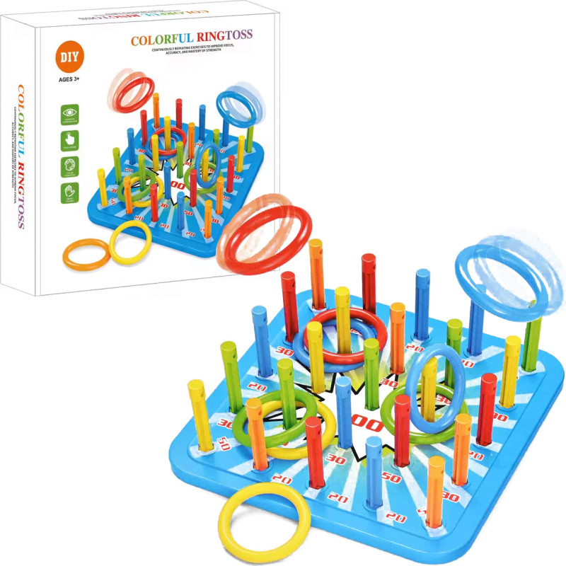 GRA ZRĘCZNOŚCIOWA RZUCANIE PIERŚCIENIAMI