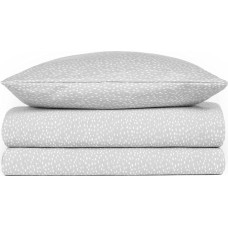 Julius Zollner Gultas veļas komplekts JERSEY “Tiny squares grey" 100x135 + 40x60 cm