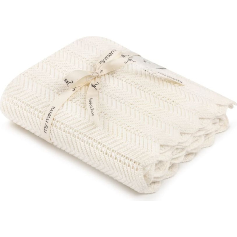 My Memi Bambusa Pleds 80х100 Cream - Feather