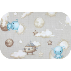 Ega Kids Diaper - 30305 - TETRA PRINT - EGA - ALIEN - BEIGE - size 70x80 cm