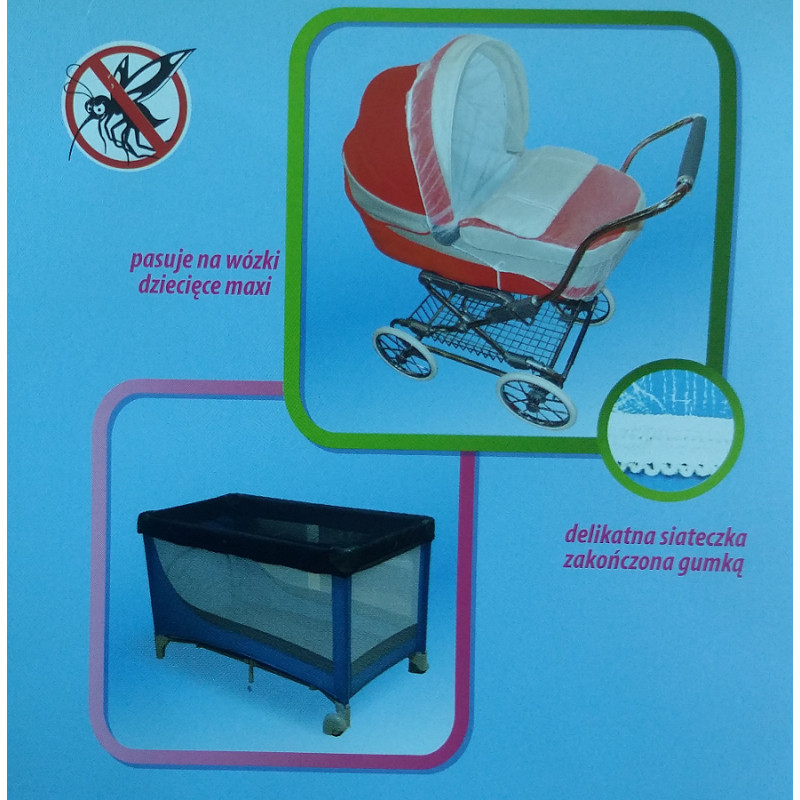 Topgal Bambino TOPGAL 210767 Moskitiera do ł&oacute;żeczka turystycznego czarna