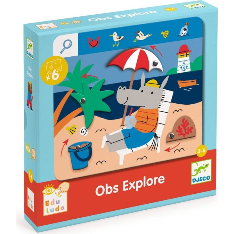 Djeco Mokomasis žaidimas - Eduludo - Kelionės stebėjimas