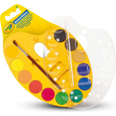 Crayola akrila krāsa Watercolour Paint Palettte, 12 krāsas, 53-8434