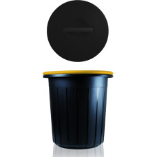 Gio`style Atkritumu tvertne Eco solution 25L 37,5x37,5x39cm tum&scaron;i pelēka/dzeltena