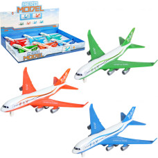 SAMOLOT METAL PULL BACK ŚWIATŁO I DŻWIĘK