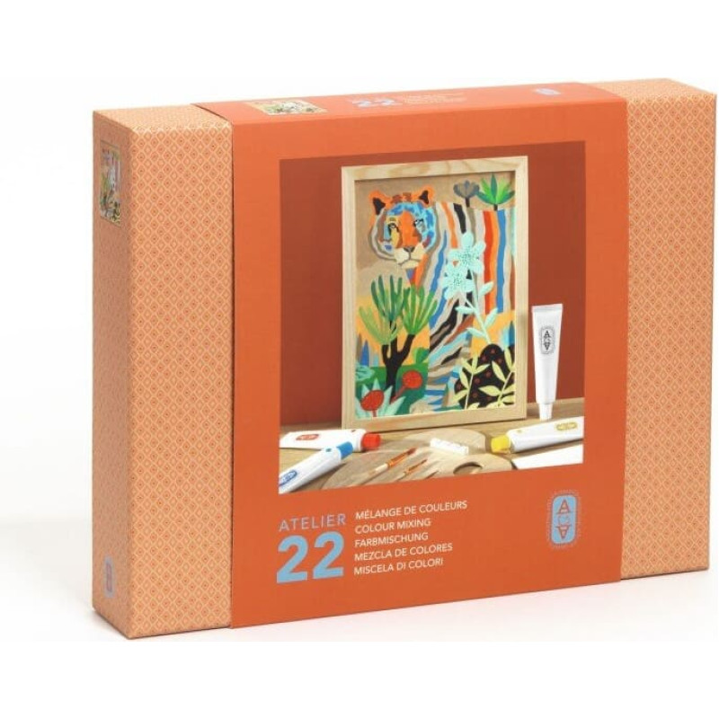 Djeco AGA - Kūrybinė dirbtuvė 22 - Spalvų mai&scaron;ymas