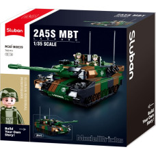 Sluban konstruktorius, LEOPARD 2A5 pagrindinis tankas 2in1, 766 det.