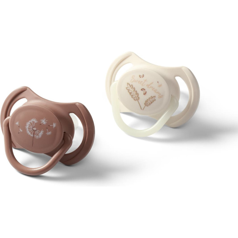 Babyono symmetrical silicone soothers 18m+ 1669/03