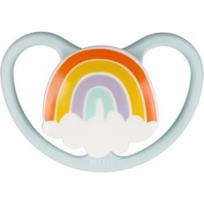 NUK 445357 SILICONE PACIFIER SPACE RAINBOW 0-6 1PC 563065, 10730331