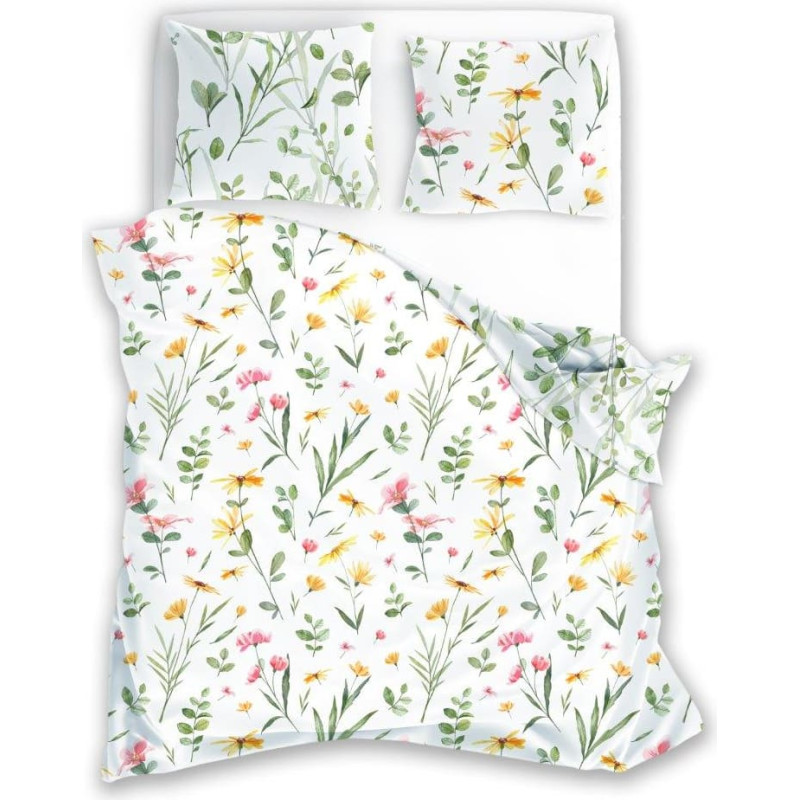 POŚCIEL KPL.220X200+2x70X80 MILAGRO VERDE 002 SATYNA BAW.