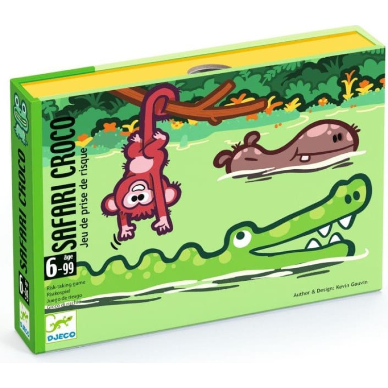 Djeco Kortų žaidimas - Safario krokodilai