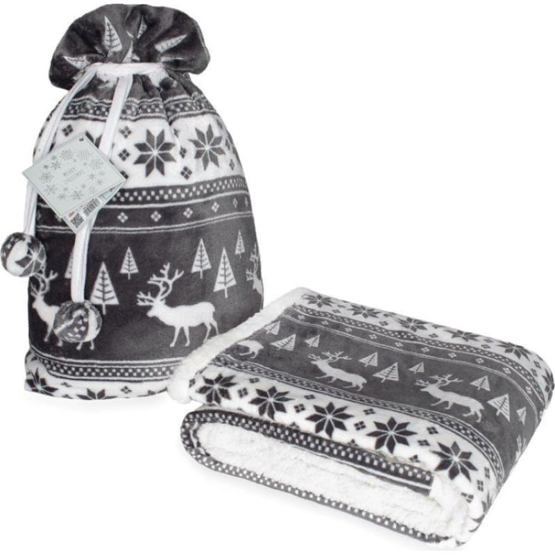 GIFT BLANKET SACO IN A BAG 150X200 PAT.001 GREY