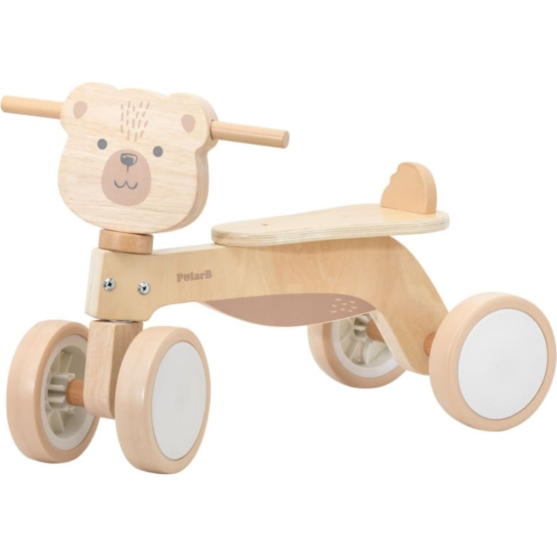 Viga 44326 Drewniany jeździk Miś brunatny