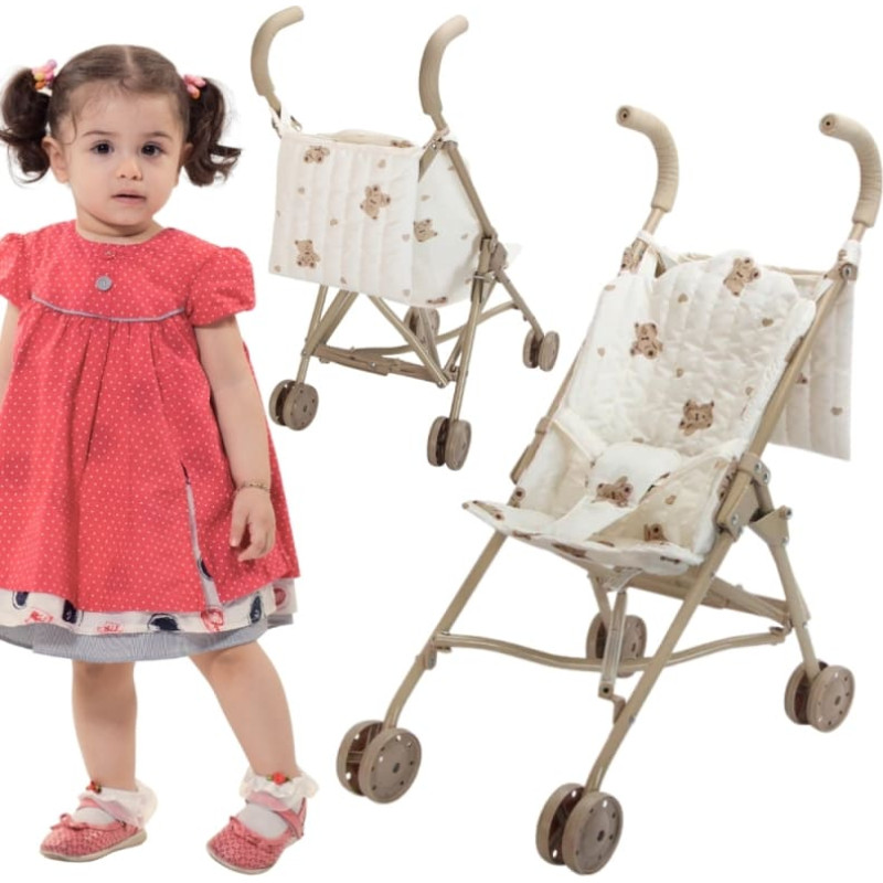 Woopie 56027 Royal W&oacute;zek dla lalek Vintage Teddy Bear