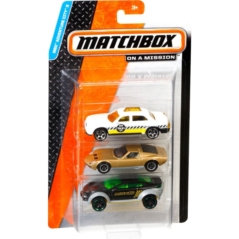 Matchbox® mudelautode 3-pakk