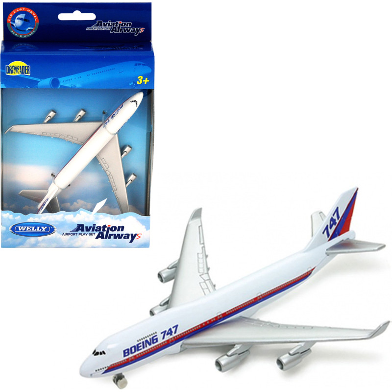 WELLY SAMOLOT METALOWY BOEING 747