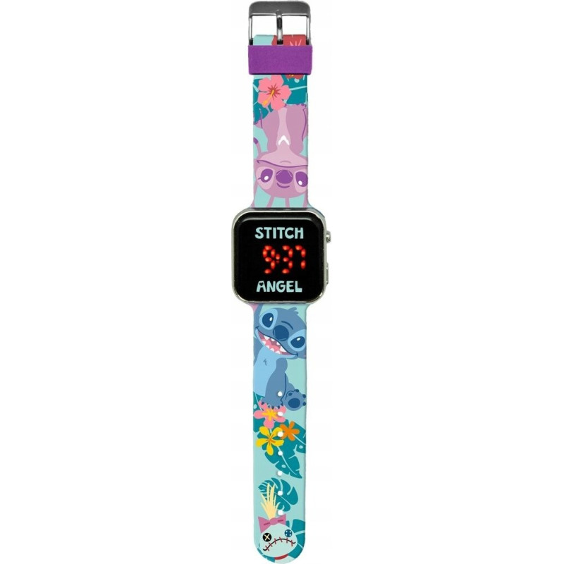 Kids Euroswan - Akcesoria Licencyjne LED WATCH TROPICAL ANGEL&STITCH