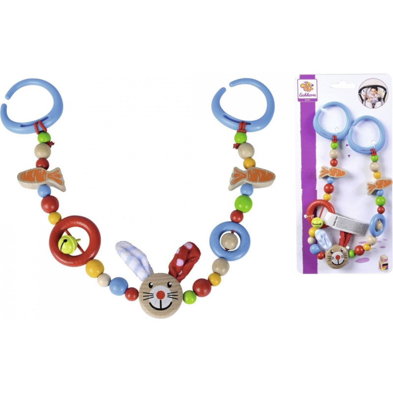Eichhorn Wooden stroller chain &ndash; bunny