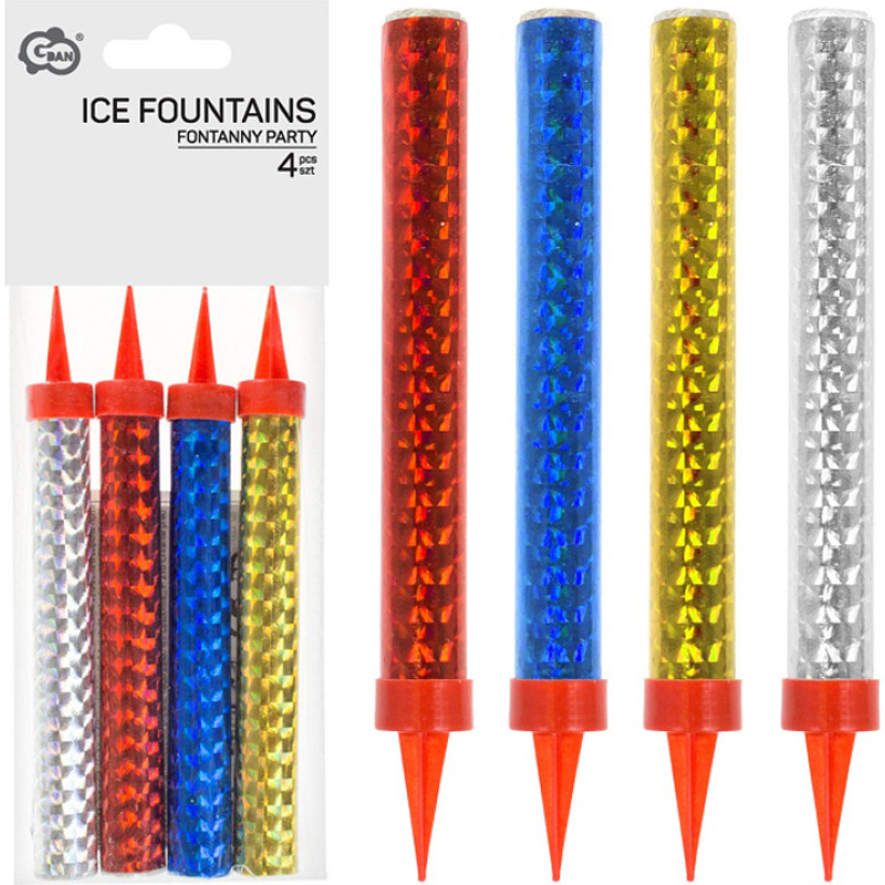 FONTANNA TORTOWA 12cm 4 SZTUKI