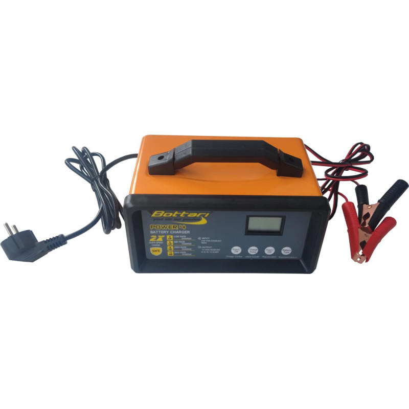 Bottari 12V SMART BATTERY CHARGER WITH SELECTABLE 4/6/8/12A OUTPUT