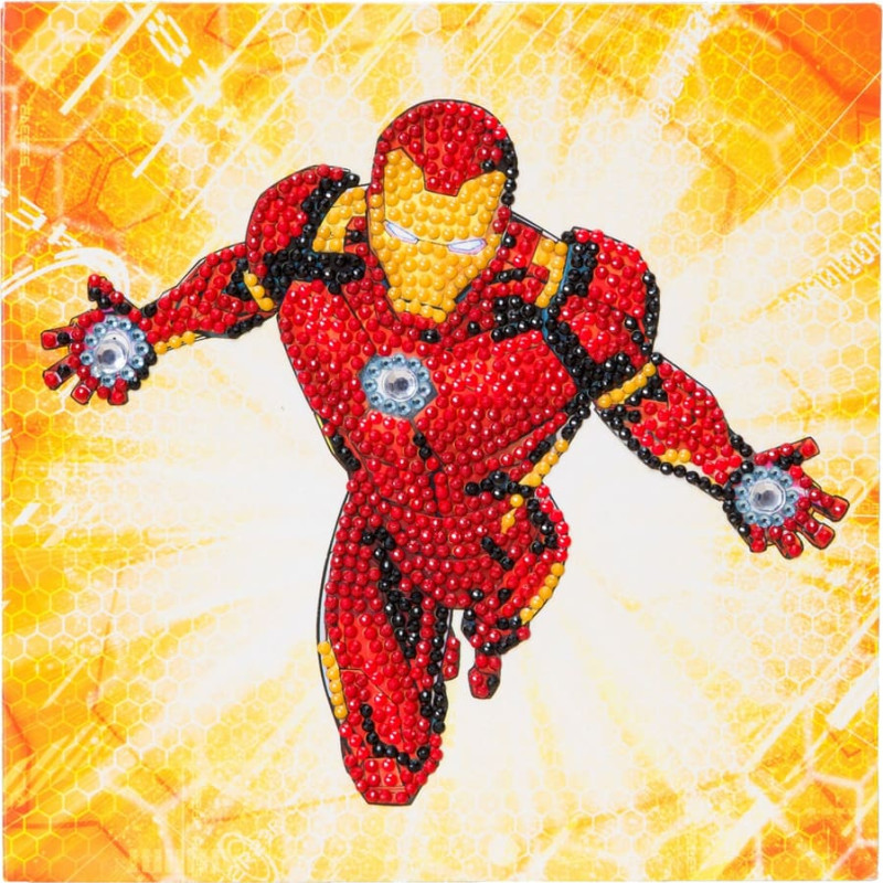 Craft Buddy Daimond Mosaic  - 98627 - IRON MAN - size 18x18 cm