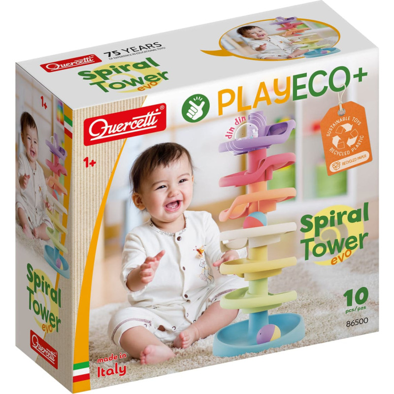 Quercetti Spiral Tower Play Eco 1+ y
