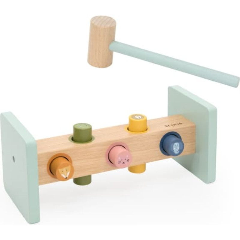 Trixie koka sitamā rotaļlieta ar āmuru, 18m+ - 36-269