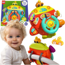 Woopie BABY Interaktywna Kierownica Samolot Pojazd na Ł&oacute;zeczko W&oacute;zek Efekty 18m+