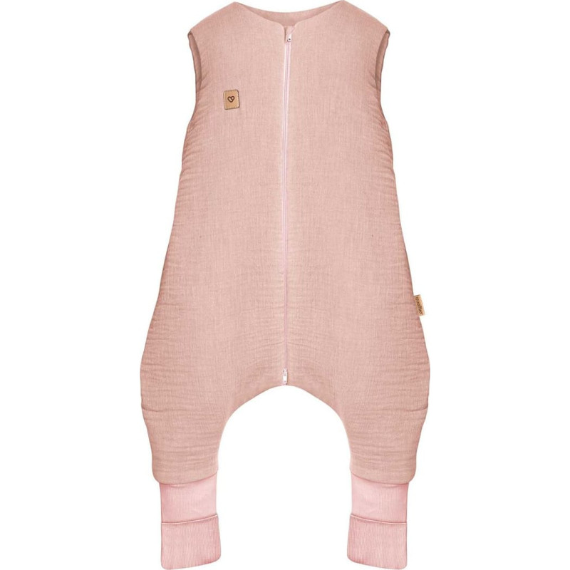 Sleeping bag with legs muslin 2,5 TOG Malaga 1-2y baby pink