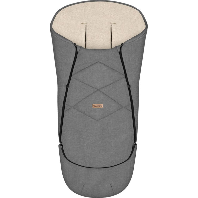 Adjustable footmuff EverGrow Scandi 0-36m light grey