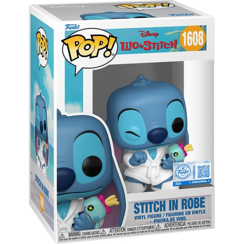 Funko POP! Vinilinė figūrėlė: Disney: Lilo & Stitch - Stitch in Robe