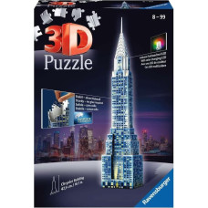 Ravensburger 3D Puzzle Chrysler Building with Light, 216 pcs, 8+