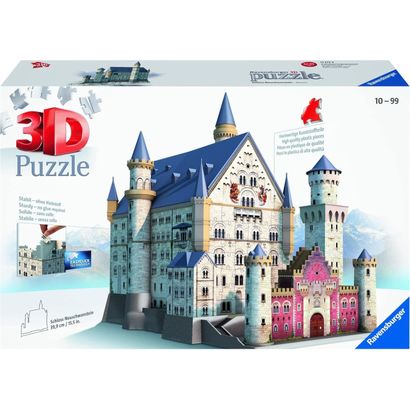 Ravensburger 3D Puzzle Nashville Castle, 216 pcs, 10+