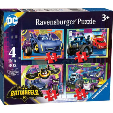 Ravensburger Puzzle 4in1 Batwheels