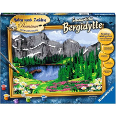 Ravensburger Paint by Numbers &ndash; Summer Mountain Idyll (Sommerliche Bergidylle)